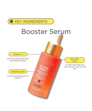 Discover Pacifica Glow Baby Vitamin C Booster Serum 1.0 oz - Elevate Your Style Instantly! - Buy Online on GoSupps.com