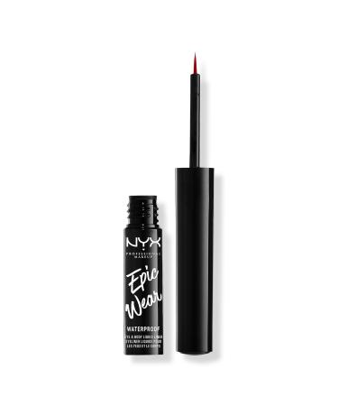 NYX Professional Makeup Epic Wear Long Lasting Liquid Eyeliner Red 0.12 oz