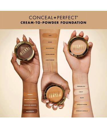 Milani Conceal + Perfect Smooth Finish Cream-To-Powder Foundation Creamy Natural 0.28 oz - Transform Your Style with the Best Innovation Today! - Buy Online on GoSupps.com