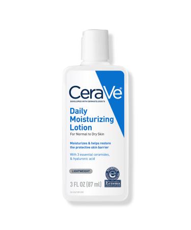 CeraVe Travel Size Daily Moisturizing Lotion for Balanced to Dry Skin 3.0 oz