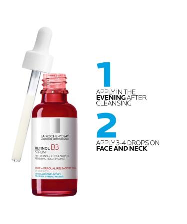Discover La Roche-Posay Retinol B3 Face Serum for Fine Lines & Wrinkles 1.0 oz - Elevate Your Style Instantly! - Buy Online on GoSupps.com