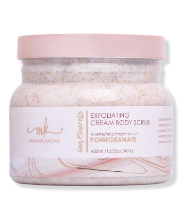 MANNA KADAR BEAUTY Sea Minerals Renewing Exfoliating Cream Body Scrub 13.1 oz