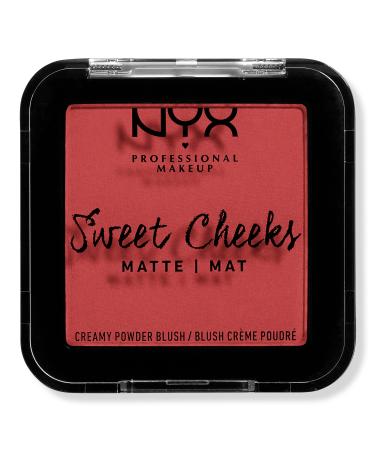 NYX Professional Makeup Sweet Cheeks Creamy Powder Blush (Matte) Citrine Rose 0.17 oz