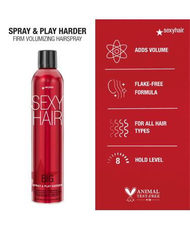 Discover Sexy Hair Travel Size Big Sexy Hair Spray & Play Harder Firm Volumizing Hairspray 1.5 oz - Elevate Your Style Instantly! - Buy Online on GoSupps.com
