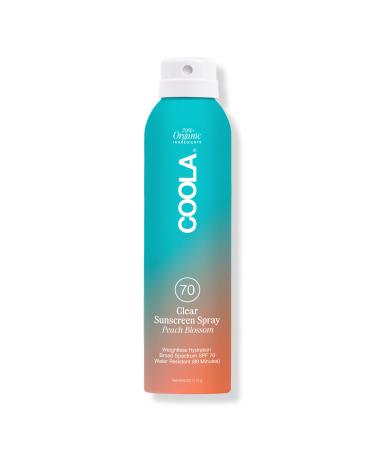 COOLA Peach Blossom Classic Body Organic Sunscreen Spray SPF 70 6.0 oz