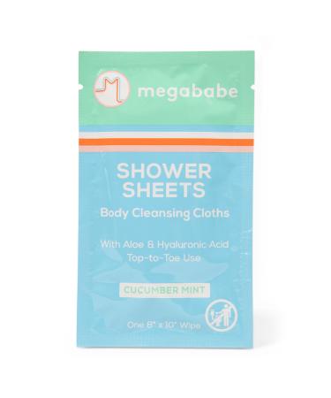 megababe Cucumber Mint Shower Sheets 10 ct - Discover Premium Quality Shop now! - Buy Online on GoSupps.com