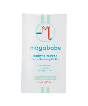 megababe Cucumber Mint Shower Sheets 10 ct - Discover Premium Quality Shop now! - Buy Online on GoSupps.com