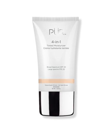 PÜR 4-in-1 Tinted Moisturizer Broad Spectrum SPF 20 Fair Ivory LG2 1.7 oz