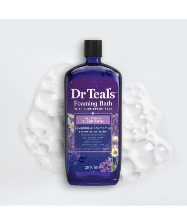 Discover Dr Teal's Sleep Foaming Bath with Melatonin, Lavender & Chamomile Essential Oils 34.0 oz - Elevate Your Style Instantly! - Buy Online on GoSupps.com