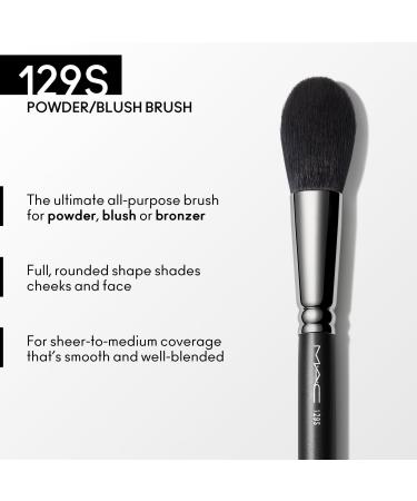 Discover MAC 129 Synthetic Powder + Blush Makeup Brush - Elevate Your Style Instantly! - Buy Online on GoSupps.com
