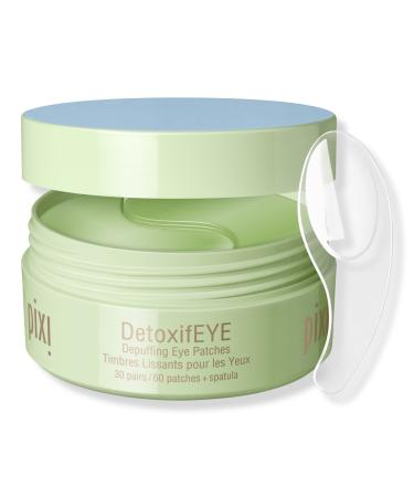 Pixi DetoxifEYE Depuffing Eye Patches with Caffeine and Cucumber 60 ct