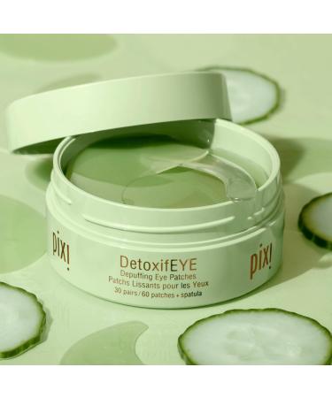 Pixi DetoxifEYE Depuffing Eye Patches with Caffeine and Cucumber 60 ct - Transform Your Style with the Best Innovation Today! - Buy Online on GoSupps.com