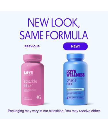 Love Wellness Sparkle Fiber: Regularity Capsules 90 ct - Discover Premium Quality Shop now! - Buy Online on GoSupps.com
