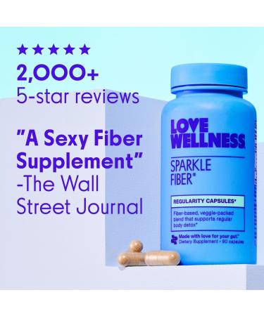 Love Wellness Sparkle Fiber: Regularity Capsules 90 ct - Discover Premium Quality Shop now! - Buy Online on GoSupps.com