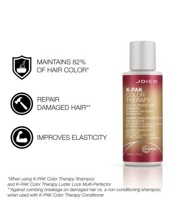 Joico Travel Size K-PAK Color Therapy Color-Protecting Shampoo 1.7 oz - Transform Your Style with the Best Innovation Today! - Buy Online on GoSupps.com
