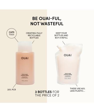 Discover OUAI Thick Hair Shampoo 10.0 oz - Elevate Your Style Instantly! - Buy Online on GoSupps.com