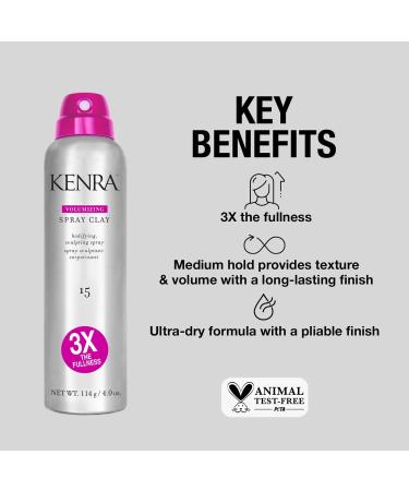 Kenra Professional Volumizing Spray Clay 15 4.0 oz - Transform Your Style with the Best Innovation Today! - Buy Online on GoSupps.com