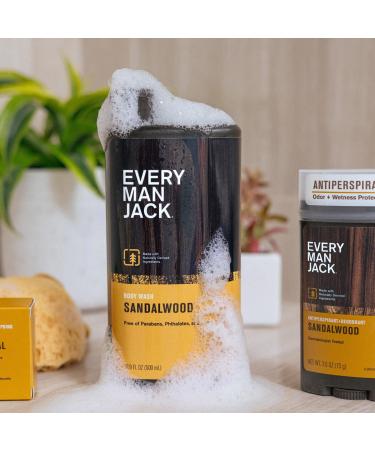 Discover Every Man Jack Sandalwood Men's 2-in-1 Daily Shampoo + Conditioner 13.5 oz - Elevate Your Style Instantly! - Buy Online on GoSupps.com
