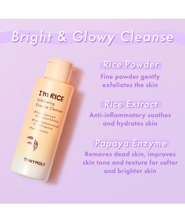 Discover TONYMOLY I'm Rice Active Enzyme Exfoliating Cleanser - Elevate Your Style Instantly! - Buy Online on GoSupps.com
