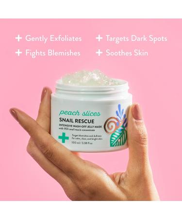 Discover Peach Slices Snail Rescue Intensive Wash-Off Jelly Mask 3.3 oz - Elevate Your Style Instantly! - Buy Online on GoSupps.com