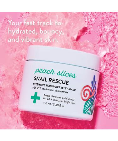 Discover Peach Slices Snail Rescue Intensive Wash-Off Jelly Mask 3.3 oz - Elevate Your Style Instantly! - Buy Online on GoSupps.com
