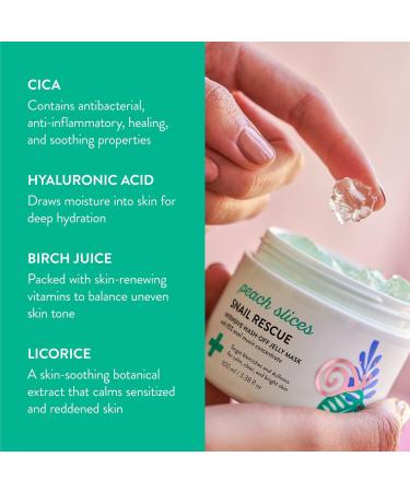 Discover Peach Slices Snail Rescue Intensive Wash-Off Jelly Mask 3.3 oz - Elevate Your Style Instantly! - Buy Online on GoSupps.com