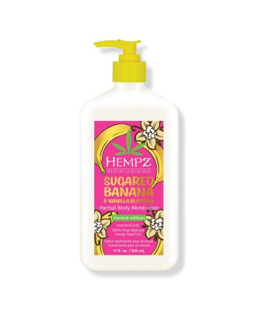 Hempz Sugared Banana & Vanilla Blossom Herbal Body Moisturizer 17.0 oz