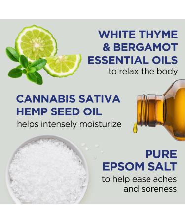 Dr Teal's Cannabis Sativa Hemp Seed Oil Pure Epsom Salt 48.0 oz - Transform Your Style with the Best Innovation Today! - Buy Online on GoSupps.com