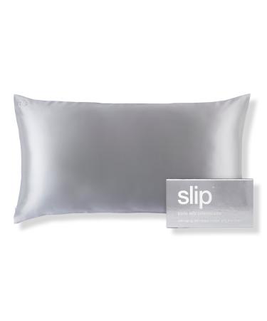 Slip Pure Silk King Pillowcase Silver