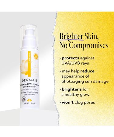 Discover DERMA E Vitamin C Broad Spectrum SPF 45 Weightless Moisturizer 2.0 oz - Elevate Your Style Instantly! - Buy Online on GoSupps.com