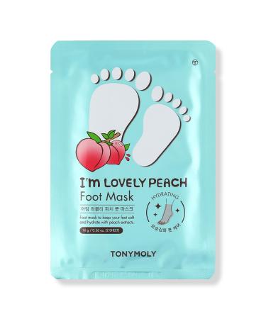 TONYMOLY I'm Lovely Peach Hydrating Body Mask Foot