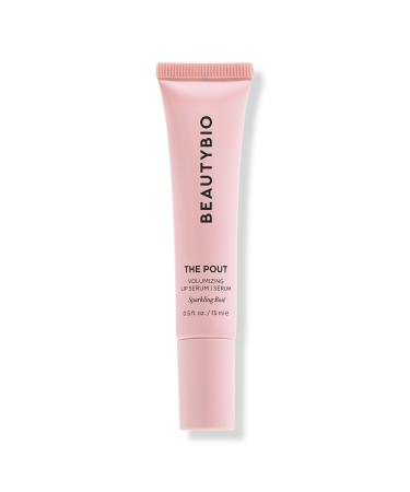BeautyBio The Pout Sparkling Rosé Volumizing Lip Serum 0.5 oz