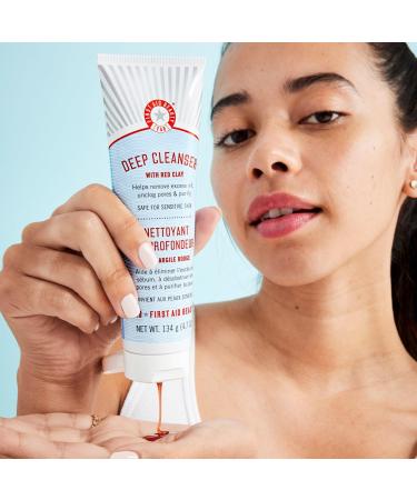 First Aid Beauty Deep Cleanser with Red Clay 4.7 oz - Transform Your Style with the Best Innovation Today! - Buy Online on GoSupps.com