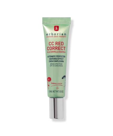 Erborian Travel Size CC Red Correct Green Color Corrector SPF25 0.5 oz