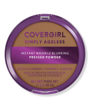 CoverGirl Simply Ageless Instant Wrinkle Blurring Pressed Powder Soft Sable 0.39 oz