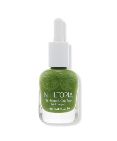 Nailtopia Plant Based, Bio-Sourced, Chip Free Nail Lacquer Green Goddess 0.41 oz