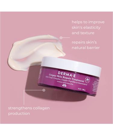 DERMA E Crepey Skin Repair Treatment with Resveratrol 6.0 oz - Discover Premium Quality Shop now! - Buy Online on GoSupps.com