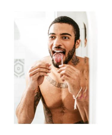 Gentle Green Tongue Scraper - Effective Oral Care Tool for Fresh Breath - Buy Online on GoSupps.com