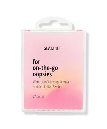 Glamnetic On-The-Go Oopsies Waterproof Makeup Remover 24 ct