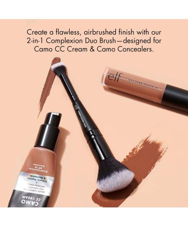e.l.f. Cosmetics Complexion Duo Brush 1 ct - Transform Your Style with the Best Innovation Today! - Buy Online on GoSupps.com