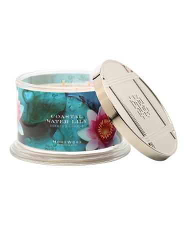 HomeWorx Coastal Water Lily 4-Wick Scented Candle 18.0 oz - Transform Your Style with the Best Innovation Today! - Buy Online on GoSupps.com