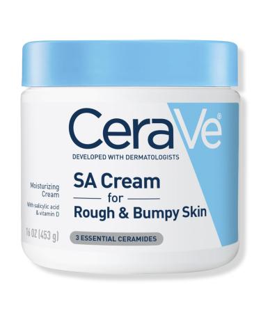 CeraVe SA Cream, Salicylic Acid Body Cream for Rough & Bumpy Skin 16.0 oz