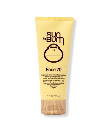 Sun Bum Face Lotion SPF 70 3.0 oz