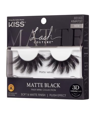 Kiss Lash Couture Matte Black Faux Mink, Matte Velvet - Transform Your Style with the Best Innovation Today! - Buy Online on GoSupps.com