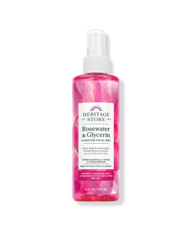 Heritage Store Rosewater & Glycerin Hydrating Facial Mist 8.0 oz
