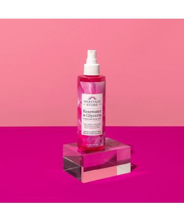 Discover Heritage Store Rosewater & Glycerin Hydrating Facial Mist 8.0 oz - Elevate Your Style Instantly! - Buy Online on GoSupps.com