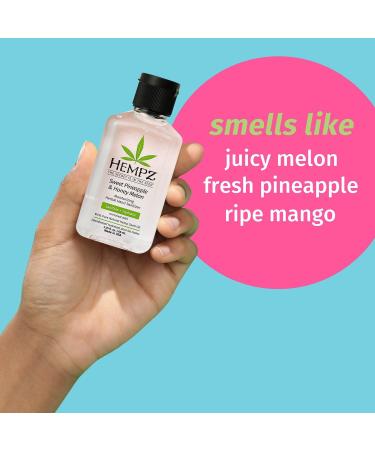 Hempz Travel Size Sweet Pineapple & Honey Melon Moisturizing Hand Sanitizer 2.25 oz - Transform Your Style with the Best Innovation Today! - Buy Online on GoSupps.com
