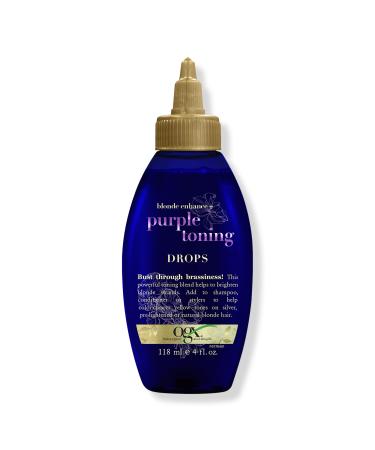OGX Blonde Enhance + Purple Toning Drops 4.0 oz