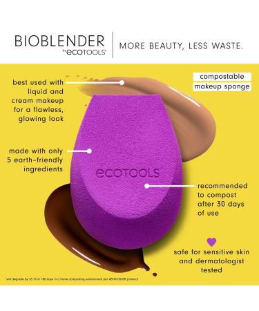 Discover EcoTools Bioblender Makeup Sponge 1 ct - Elevate Your Style Instantly! - Buy Online on GoSupps.com
