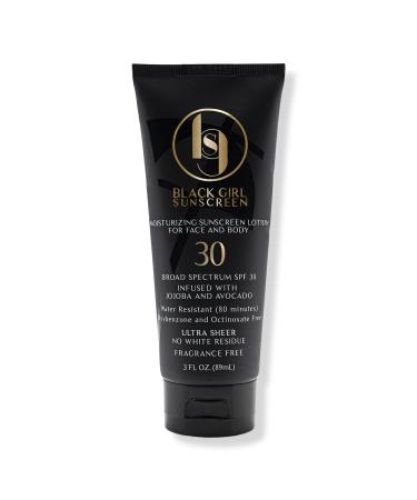 Black Girl Sunscreen Moisturizing Sunscreen Lotion SPF 30 3.0 oz